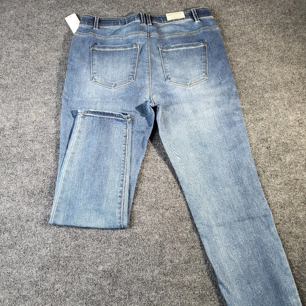 Curve Appeal Women's Jeans Size 14 Nicki High Rise Skinny Capri 14/32 - Picture 9 of 12